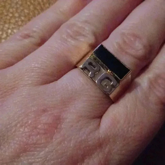 💙Gold plated men's ring - Picture 4 of 10